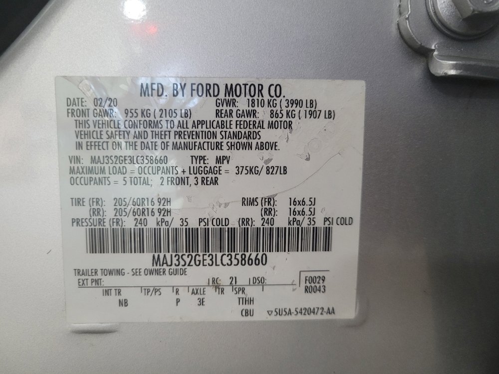Used 2020 Ford EcoSport SE FWD image 33