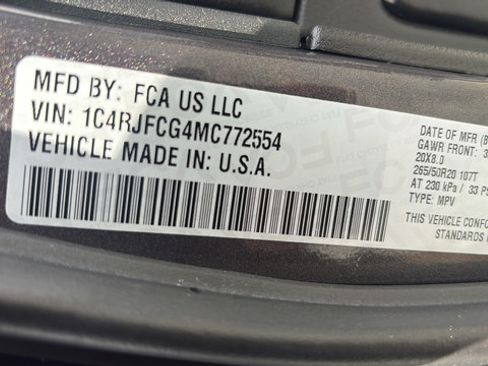 Used 2021 Jeep Grand Cherokee Overland AWD/4WD image 15