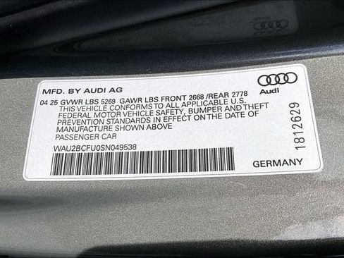 Used 2025 Audi A5 2.0T Premium Plus w/ Premium Plus AWD/4WD image 19