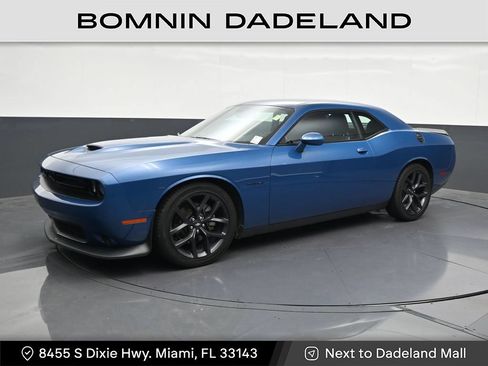 Used 2021 Dodge Challenger R/T w/ Blacktop Package RWD image 1