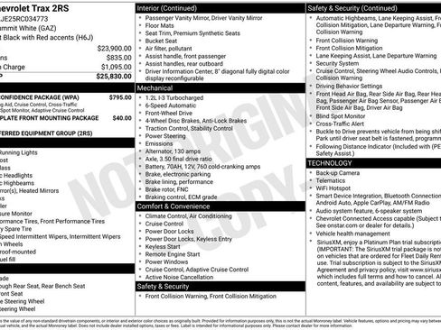 Used 2024 Chevrolet Trax RS w/ Driver Confidence Package FWD image 4