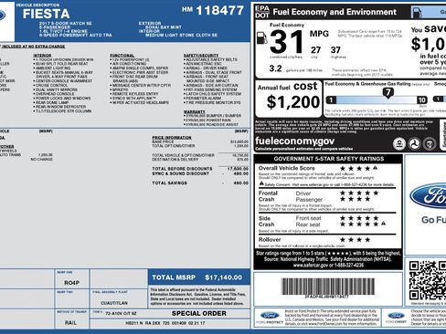 Used 2017 Ford Fiesta SE image 5