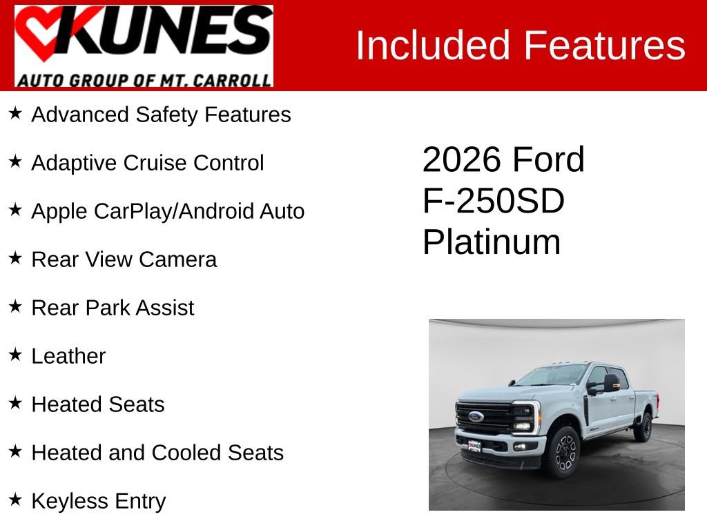 Used 2026 Ford F250 Platinum AWD/4WD image 3