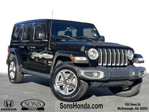 Used 2020 Jeep Wrangler Unlimited Sahara image 1