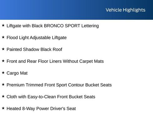 New 2026 Ford Bronco Sport Big Bend w/ Convenience Package AWD/4WD image 8