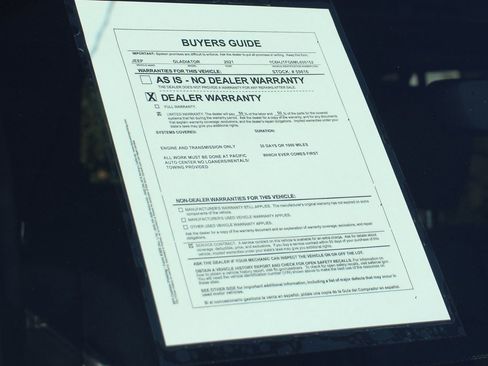 Used 2021 Jeep Gladiator Overland w/ Popular Equipment Package image 50