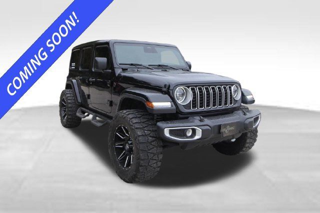 Used 2025 Jeep Wrangler Unlimited Sahara w/ Safety Group AWD/4WD image 1