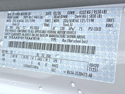 New 2026 Ford Transit 350 XL image 23