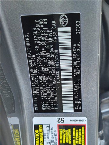 Certified 2026 Toyota Camry SE FWD image 23