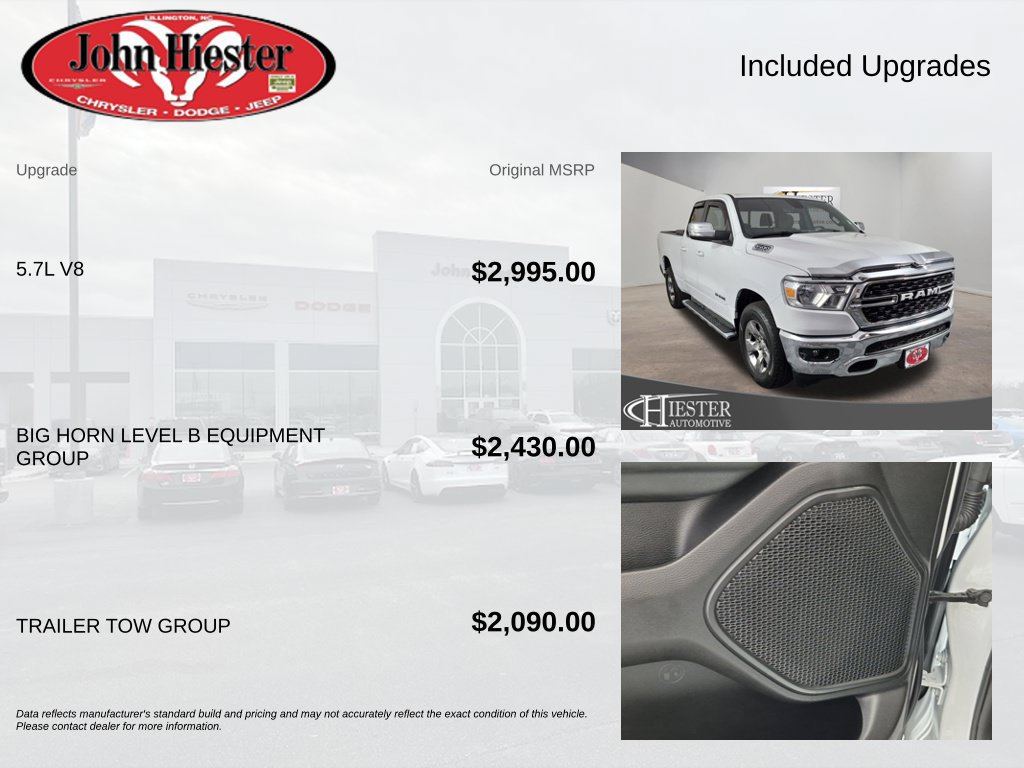 Certified 2022 RAM 1500 Big Horn RWD image 3