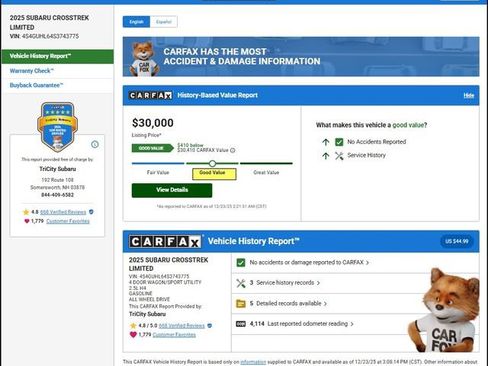 Used 2025 Subaru Crosstrek 2.5i Limited image 10