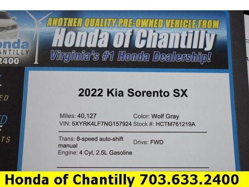 Used 2022 Kia Sorento SX FWD image 51