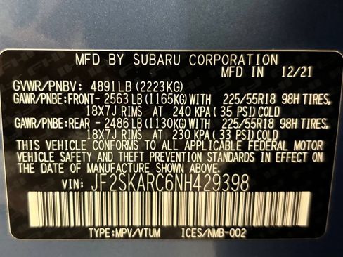 Used 2022 Subaru Forester Touring w/ Popular Package #2 AWD/4WD image 11