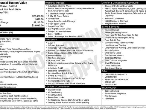 Used 2020 Hyundai Tucson Value AWD/4WD image 3
