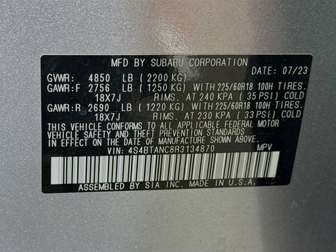 Used 2024 Subaru Outback Limited AWD/4WD image 43