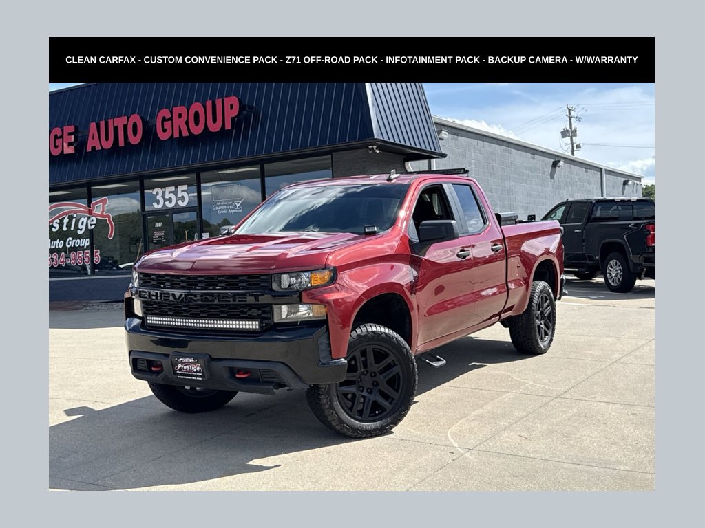 Used 2019 Chevrolet Silverado 1500 Custom Trail Boss w/ Custom Convenience Package AWD/4WD image 1