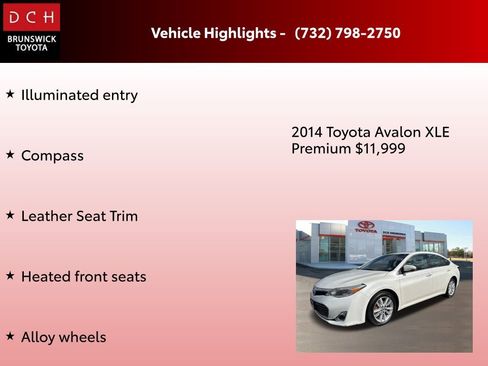 Used 2014 Toyota Avalon XLE Premium image 8