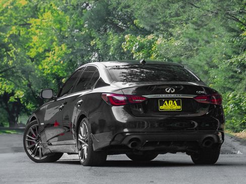 Used 2018 INFINITI Q50 Red Sport 400 w/ Sensory Package (Sport) image 3