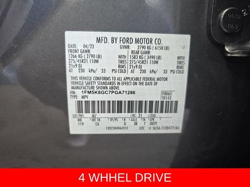 Used 2023 Ford Explorer ST w/ Equipment Group 401A AWD/4WD image 38