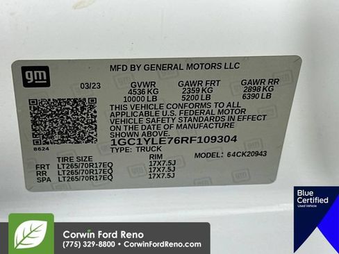 Used 2024 Chevrolet Silverado 2500 W/T w/ WT Convenience Package AWD/4WD image 34