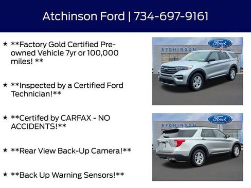 Used 2022 Ford Explorer XLT w/ Equipment Group 202A image 4