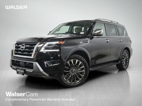 Used 2023 Nissan Armada Platinum w/ Captain's Chairs Package AWD/4WD image 1