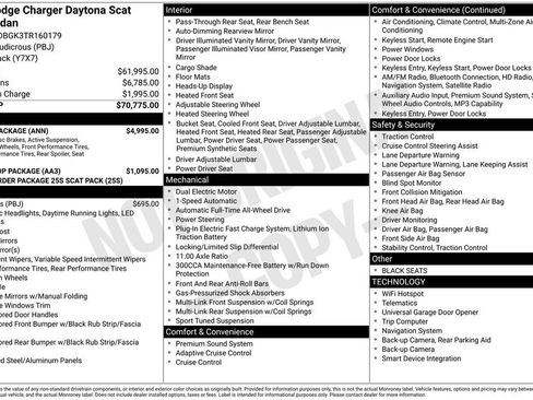 New 2026 Dodge Charger Daytona Scat Pack w/ Track Package AWD/4WD image 7