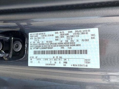 Used 2025 Ford F150 XL w/ Equipment Group 103A High image 29