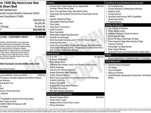 Used 2019 RAM 1500 Big Horn image 2