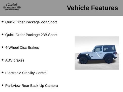 Used 2025 Jeep Wrangler Sport AWD/4WD image 5