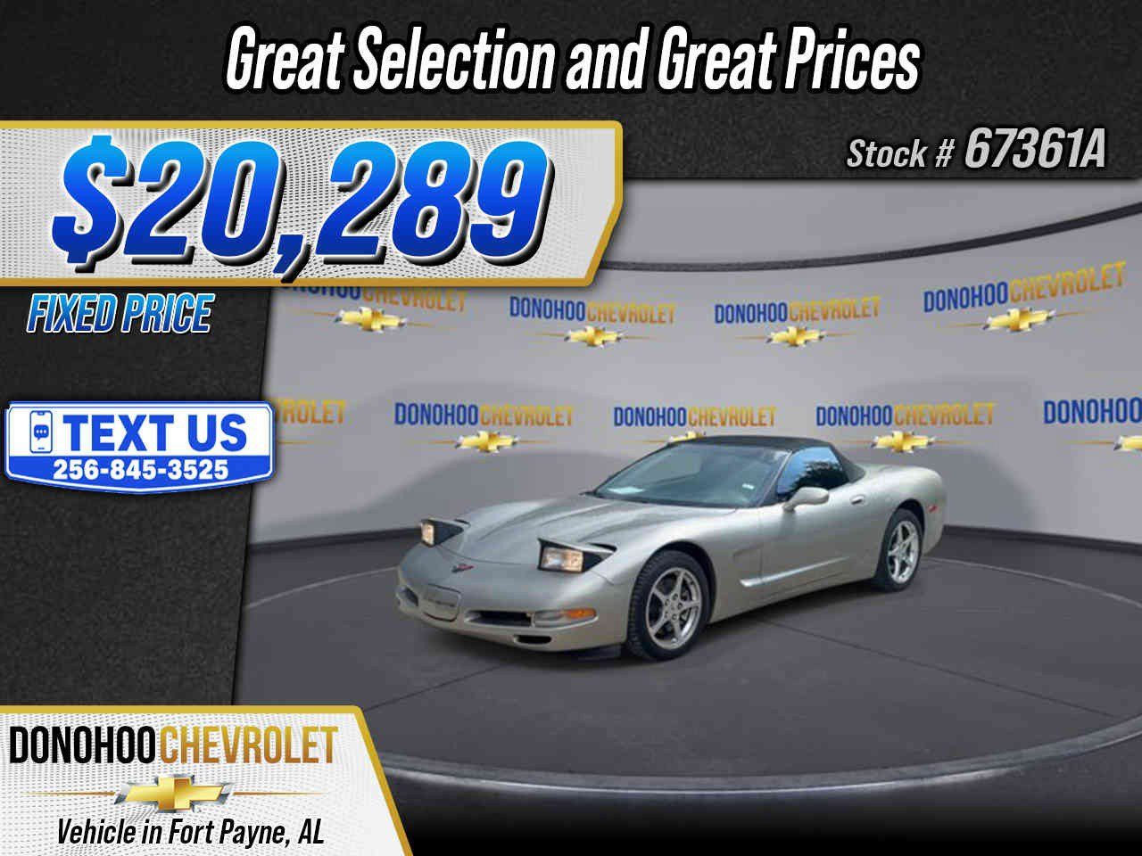 Used 2000 Chevrolet Corvette Convertible w/ Performance Handling Pkg RWD image 1