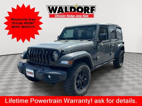 Used 2021 Jeep Wrangler Unlimited Sport AWD/4WD image 3