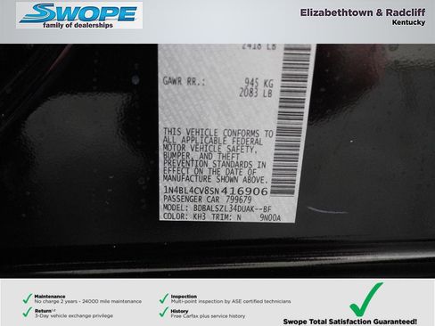 New 2025 Nissan Altima 2.5 SR w/ SR Premium Package image 22