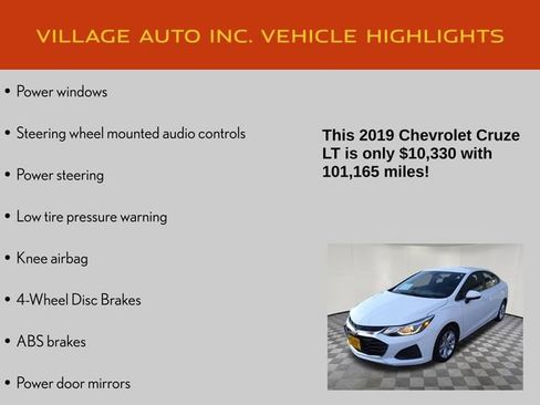 Used 2019 Chevrolet Cruze LT w/ LT Fleet Convenience Package image 14