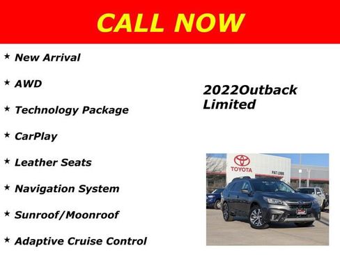 Used 2022 Subaru Outback Limited w/ Popular Package #2 image 37