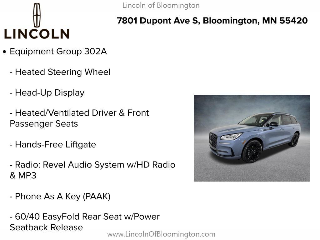 New 2025 Lincoln Corsair Grand Touring w/ Equipment Group 302A AWD/4WD image 9