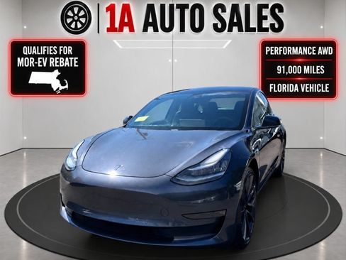 Used 2020 Tesla Model 3 Performance AWD/4WD image 1