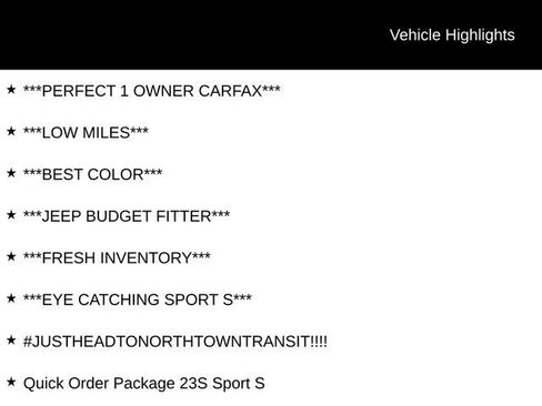 Used 2019 Jeep Wrangler Sport AWD/4WD image 1