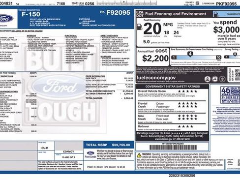 Used 2023 Ford F150 XLT w/ Equipment Group 302A High AWD/4WD image 16