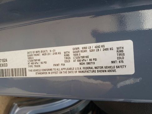 Used 2021 RAM ProMaster 3500 FWD image 23