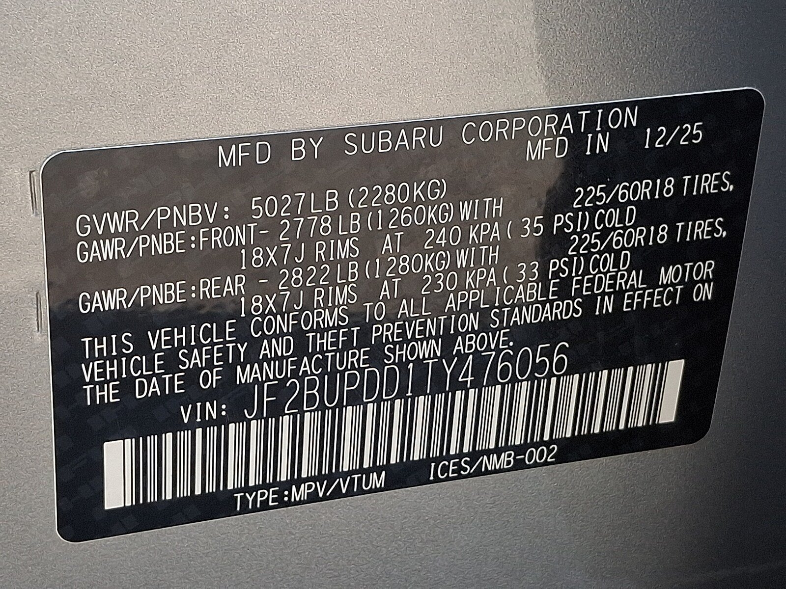 Certified 2026 Subaru Outback Limited AWD/4WD image 28