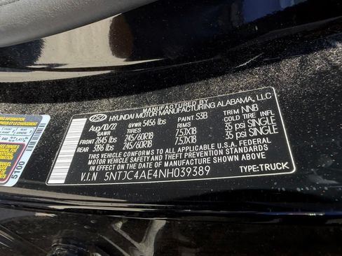 Used 2022 Hyundai Santa Cruz SEL w/ Activity Package FWD image 14