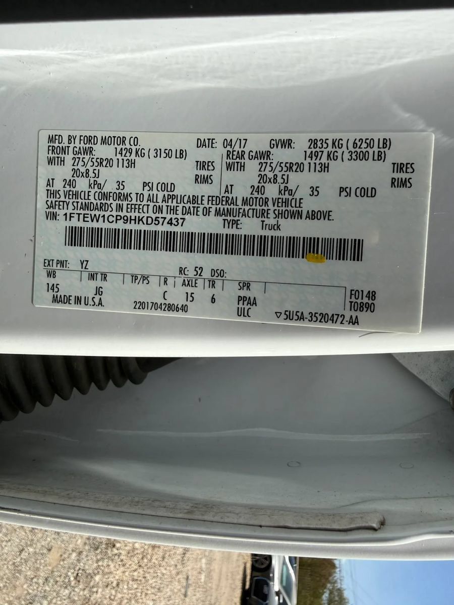 Used 2017 Ford F150 XL w/ Equipment Group 101A Mid RWD image 40