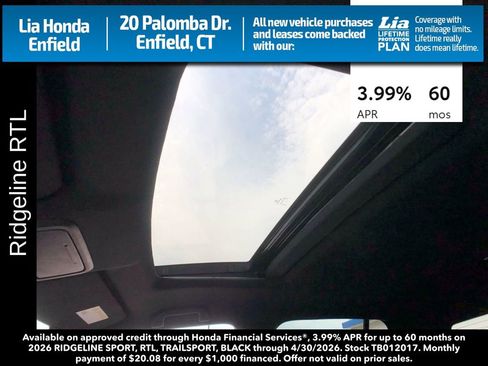 New 2026 Honda Ridgeline RTL image 23