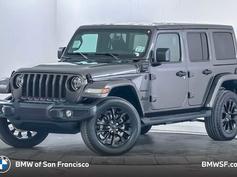 Used 2021 Jeep Wrangler Unlimited Sahara w/ Cold Weather Group AWD/4WD image 1