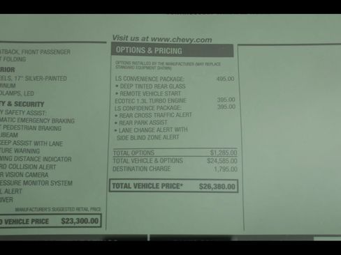 New 2026 Chevrolet TrailBlazer LS w/ LS Convenience Package FWD image 22