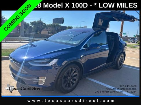 Used 2018 Tesla Model X 100D AWD/4WD image 1