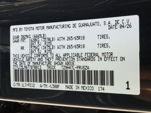 New 2026 Toyota Tacoma TRD Sport AWD/4WD image 27