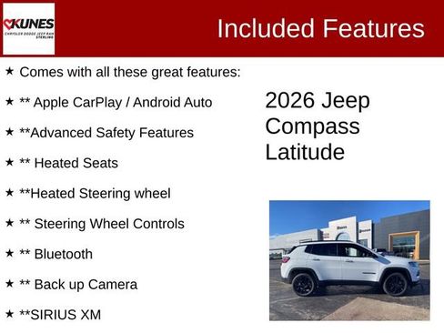 New 2026 Jeep Compass Latitude image 4