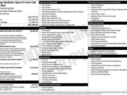 New 2025 Jeep Gladiator Sport image 4